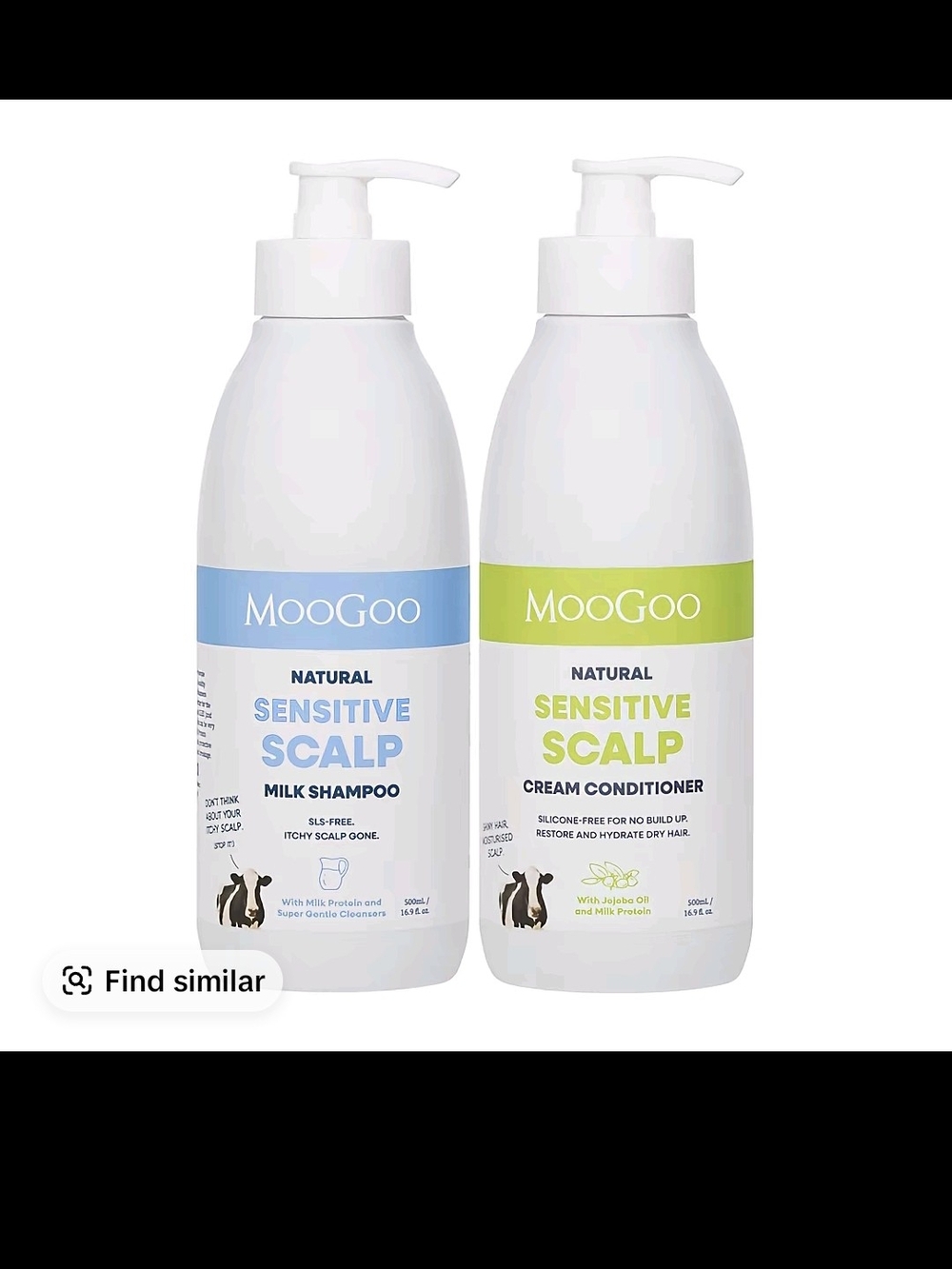 Moo Goo Sensitive Scalp Shampoo & Conditioner New